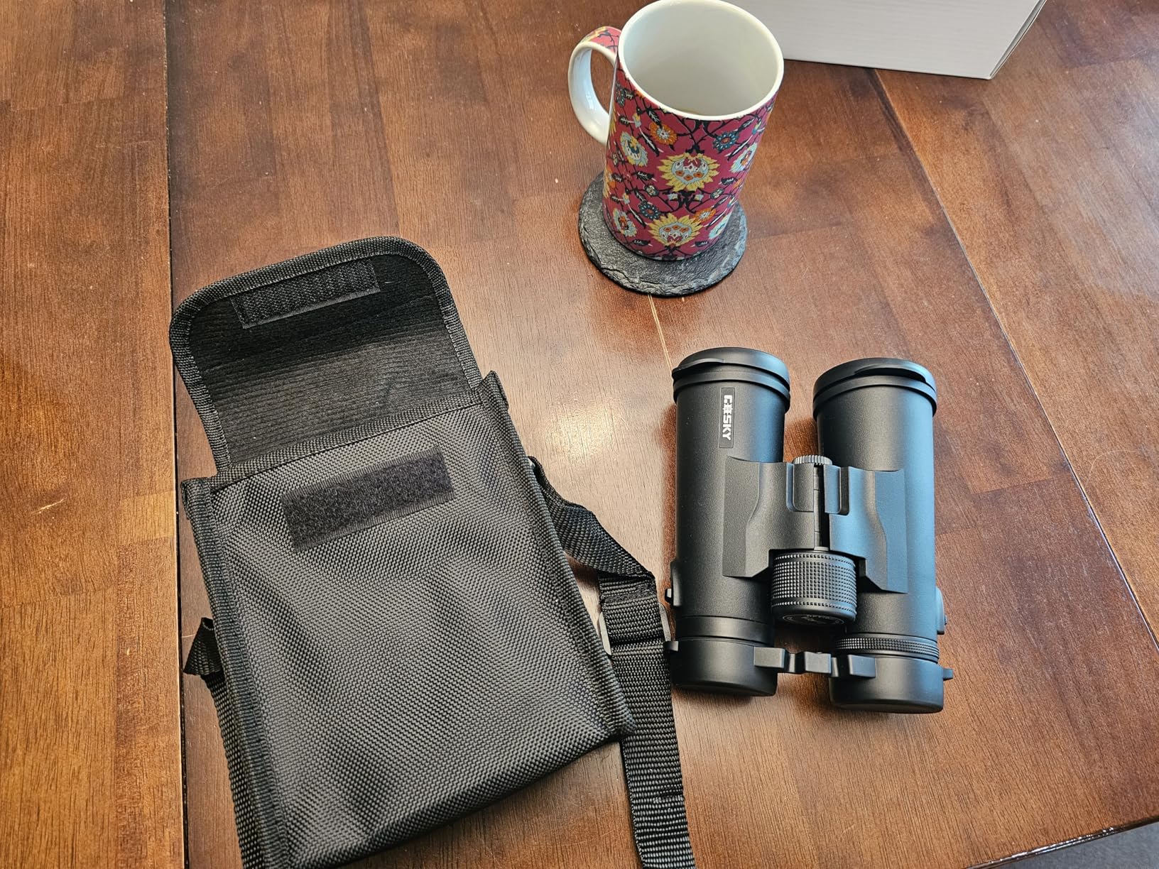 Gosky 8x42 Roof Prism Binoculars for Adults, HD Professional Binoculars for Bird Watching Travel Stargazing Hunting Concerts Sports-BAK4 Prism FMC Lens-with Phone Mount Tripod Strap Carrying Bag customer photo 1