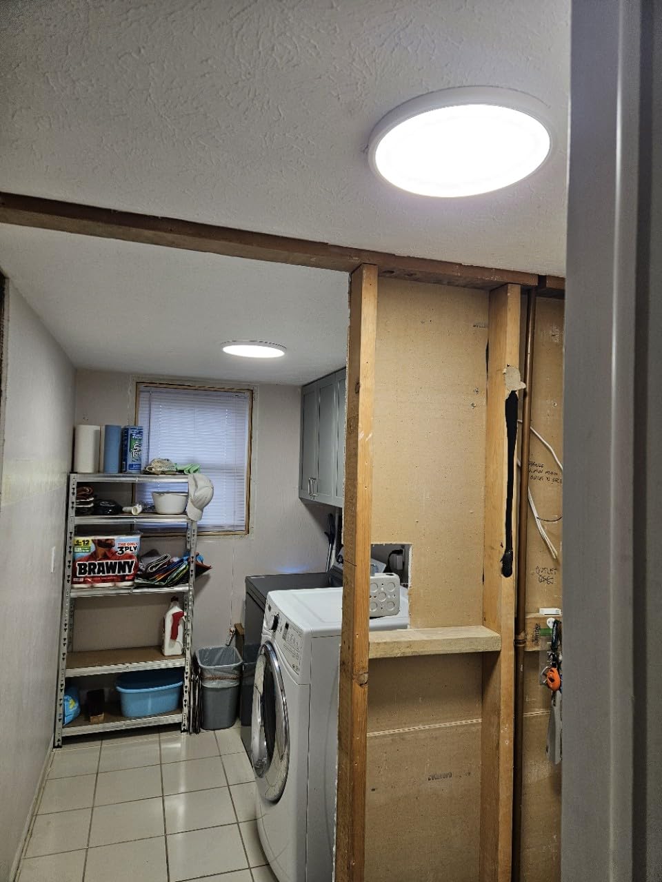 2 Pack 12 Inch LED Flush Mount Ceiling Light Fixture, 24W 2640LM, Dimmable CCT 3000K/4000K/5000K, Round Flat Panel Light for Bedroom, 0.7Inch Thin Modern Low Profile Hardwire Lights for Hallway, Porch customer photo 1