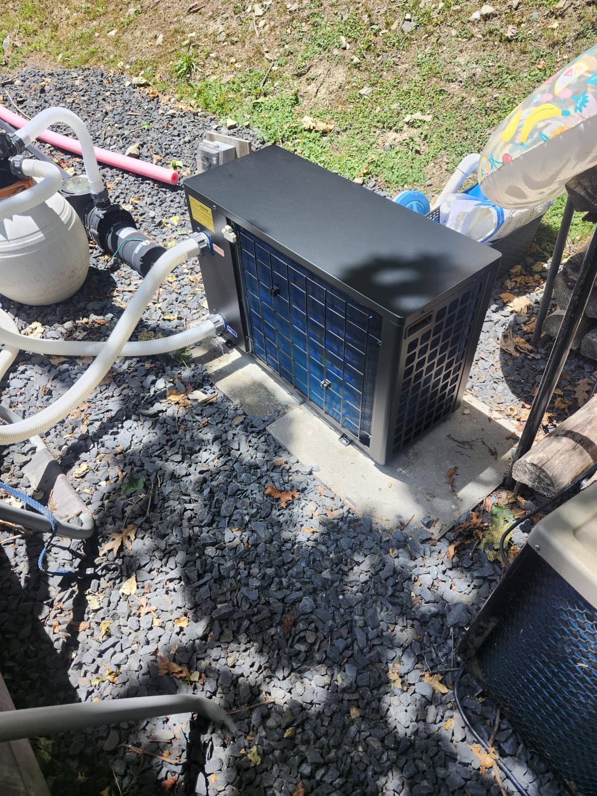 Pool Heat Pump 16000 BTU, Electric Pool Heater for Above Ground Pools up to 5500 Gallons, Energy Efficient Heat Pump Pool Heater with WiFi Control,110V- V5 customer photo 2