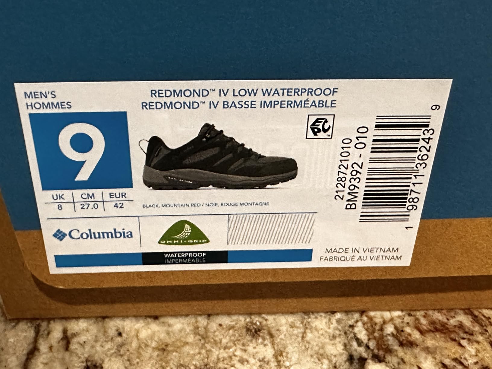 Columbia Men's Redmond IV Low Waterproof customer photo 2