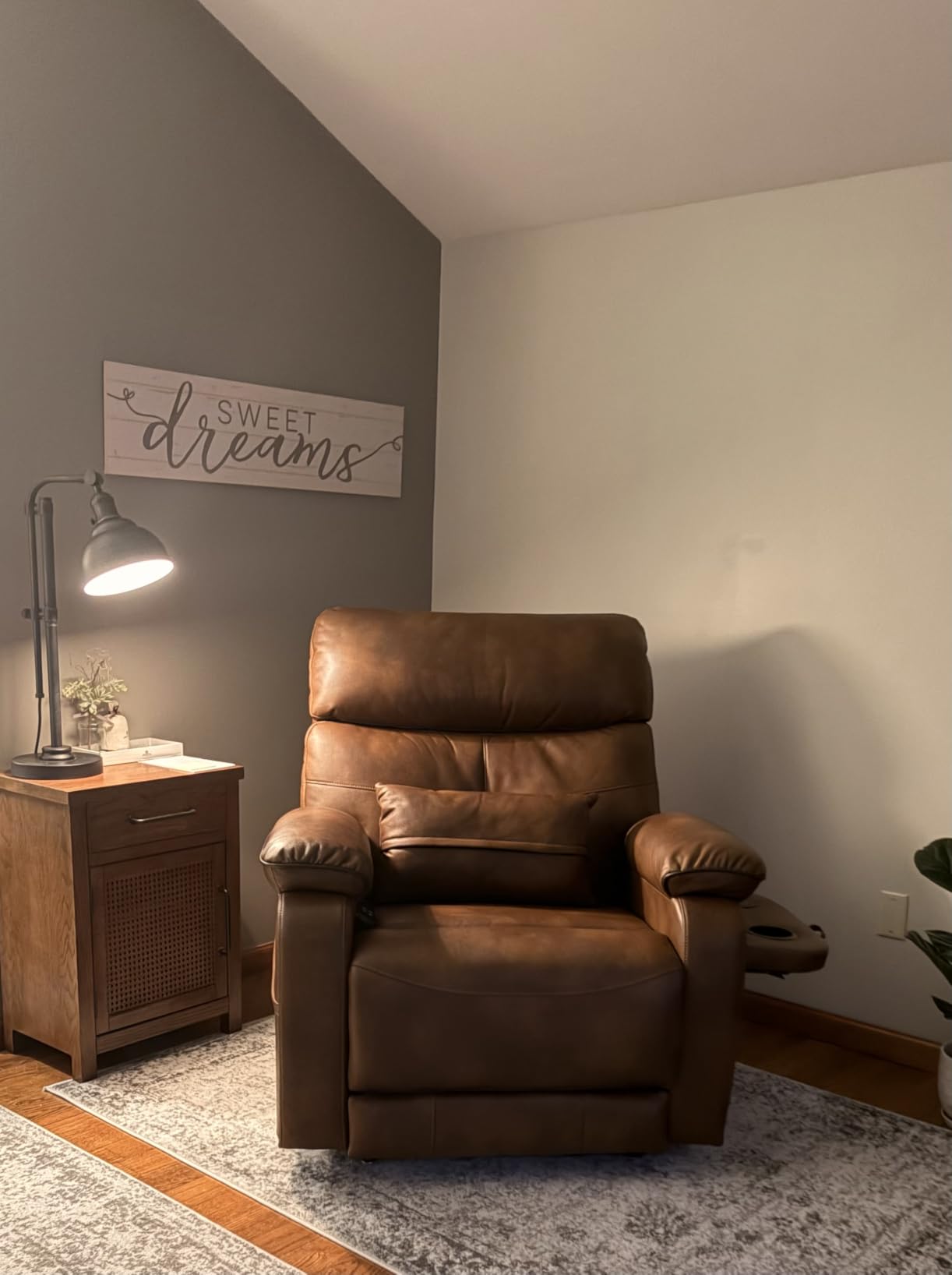 Dual Motor Power Lift Recliner Chair for Adult & Elderly, Infinite Position Lay Flat Lift Chair with Heat & Massage, Cup Holder, Lumbar Pillow, Wireless Charger, USB Ports, Leather (Beige) customer photo 2