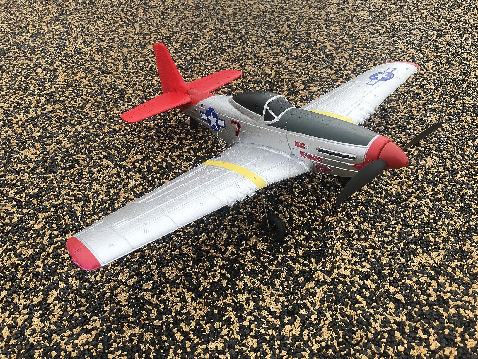 volantexrc RC Plane, 4 Channel Remote Control Airplane Fighter P40 with Aileron, 6-Axis Gyro, Aerobatics for Adults customer photo 1
