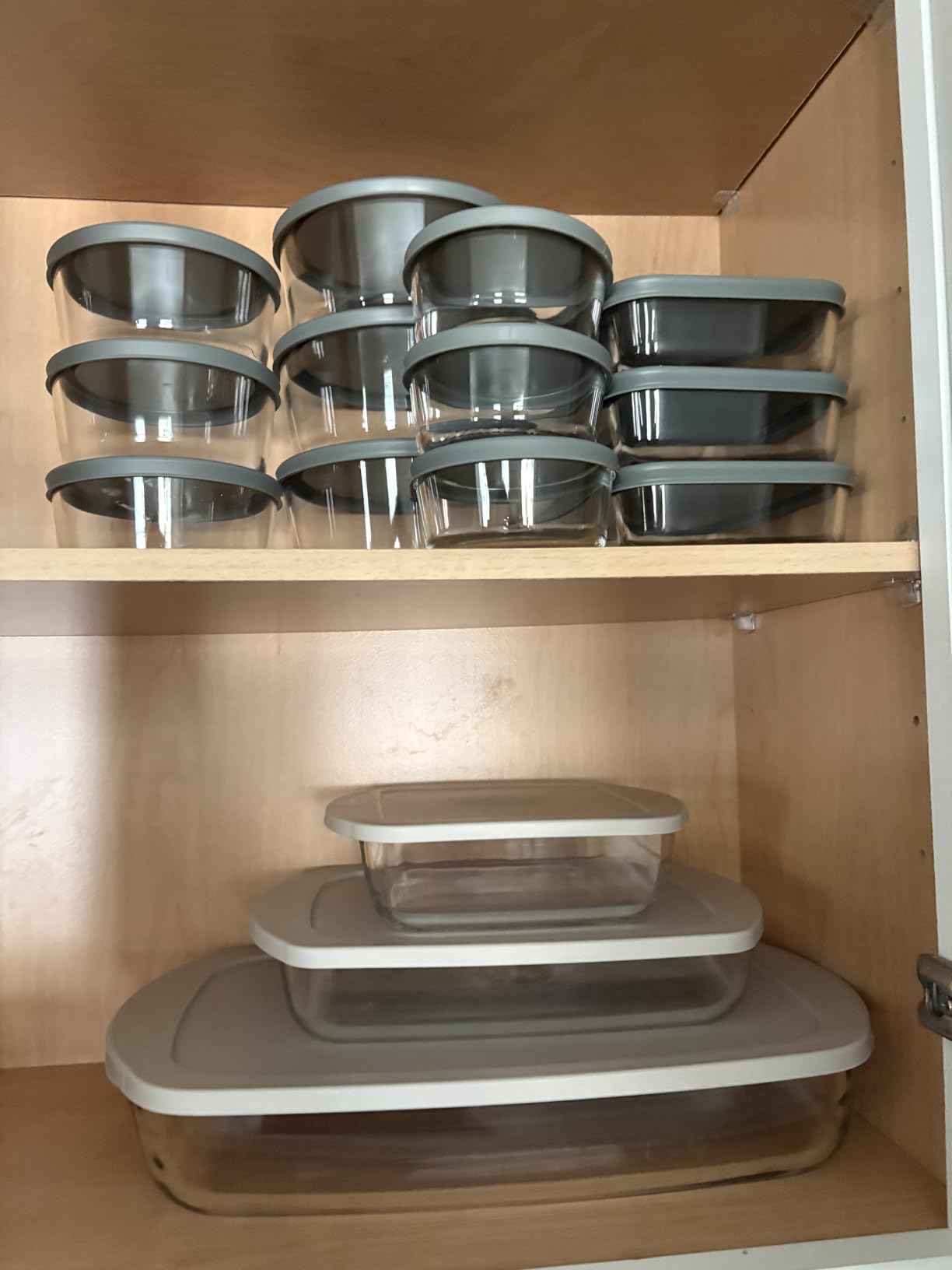 Amazon Basics Glass Baking Dishes with BPA-Free Lids, 6-Piece Bakeware Set, Borosilicate Glass, Oven-Safe up to 752F customer photo 2