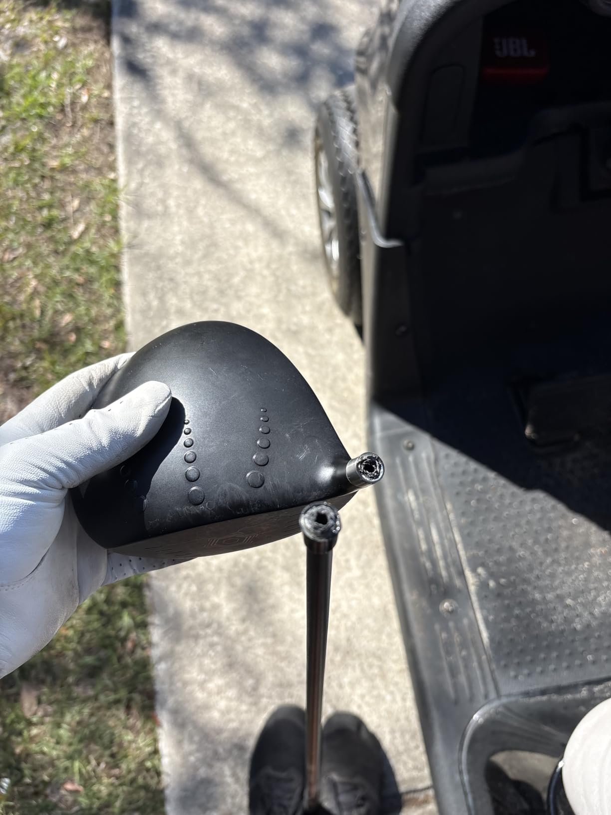 Speed System Golf Titanium Driver Golf Club, Loft Lightweight Graphite Shaft, Oversized Sweet Spot, Aerodynamic, USGA Conforming Mens Driver + Deluxe Headcover customer photo 2