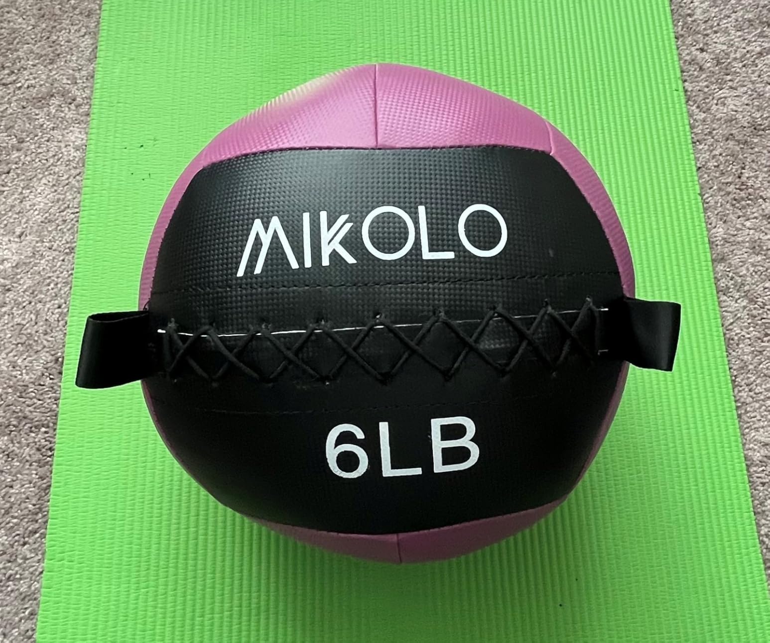 Mikolo Medicine Ball, Wall Ball, Soft Medicine Ball Set, Slam Ball for Core Training, Strength Workouts - Multi-Weight 10lbs 20lbs Exercise Balls for Home Gym, Functional Fitness customer photo 2