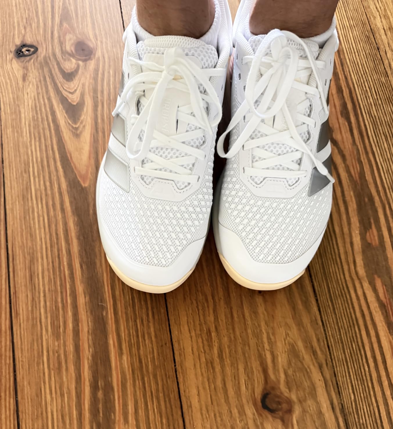 adidas Women's Dropset 4 Training Sneakers - White customer photo 1