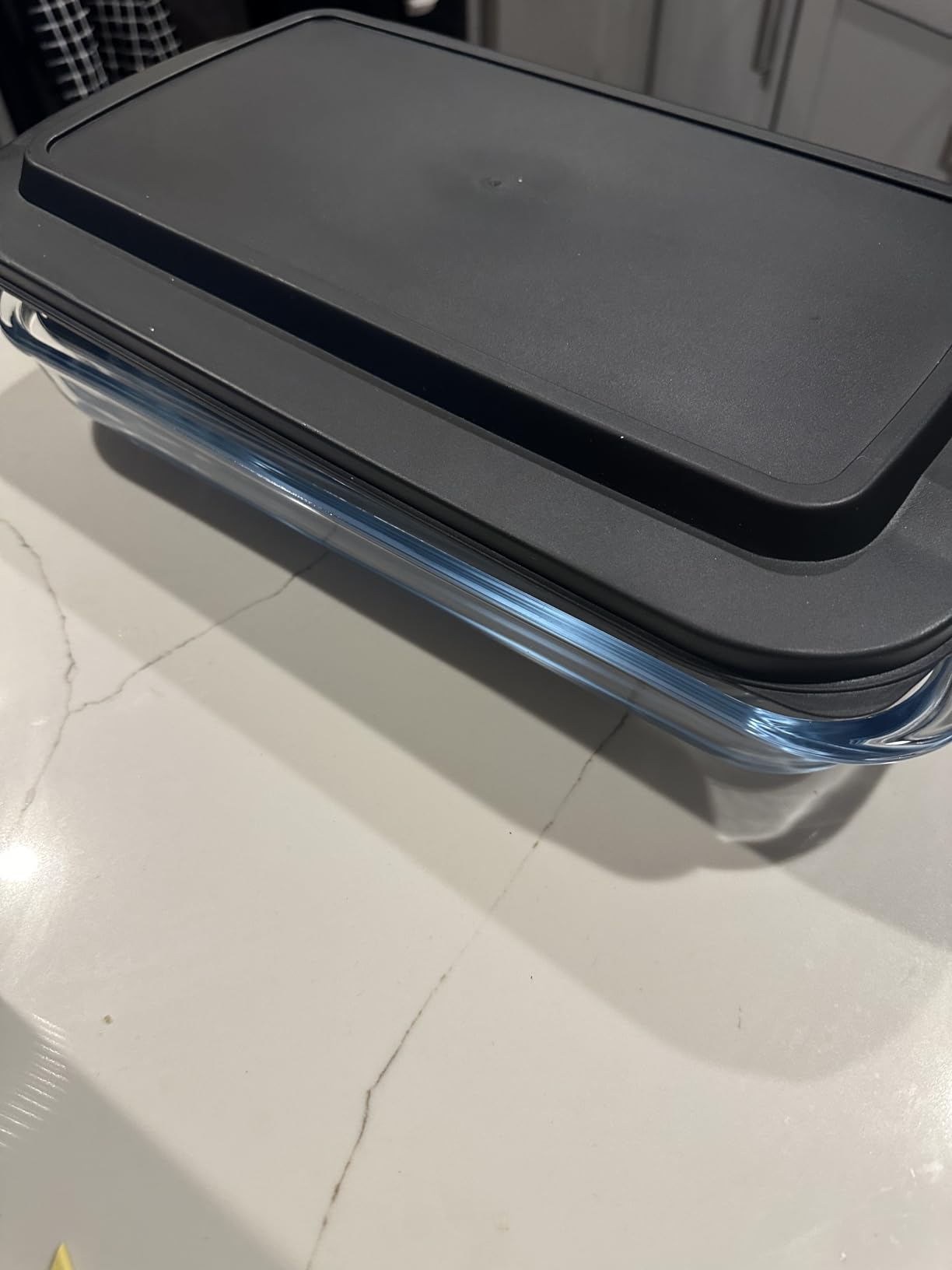 JoyJolt 8-Piece Borosilicate Glass Oven Dishes with Sage Green Lids, Rectangle Deep Glass Baking Dish Set, Baking Pans for Lasagna Casserole Cake customer photo 1