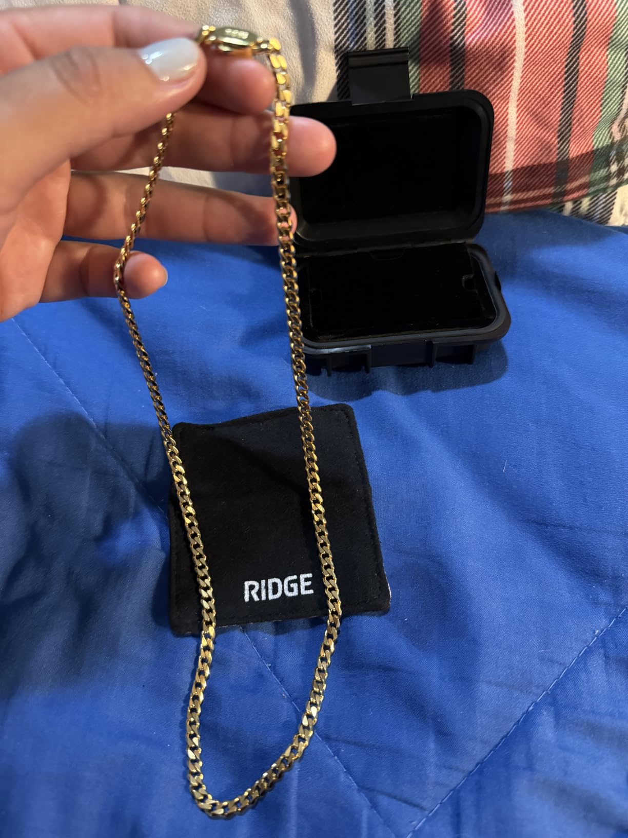 RIDGE 5mm Curb Chain for Men, Rugged and Durable Men's Chain Necklace with Secure Clasp customer photo 2