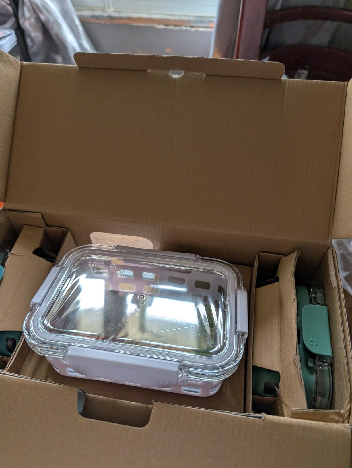 Ello Duraglass Refresh 3.4 Cup Meal Prep Sets 10Pc, 5 Pack Set- Glass Food Storage Container with Silicone Boot and Airtight BPA-Free Plastic Lids, Dishwasher, Microwave and Freezer Safe, Melon customer photo 2