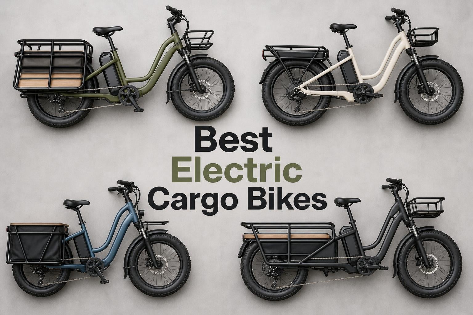 best electric cargo bikes