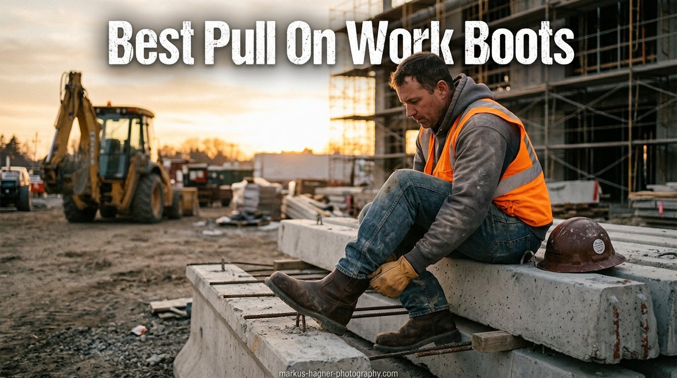 best pull on work boots