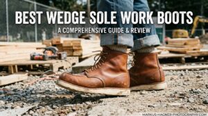 best wedge sole work boots