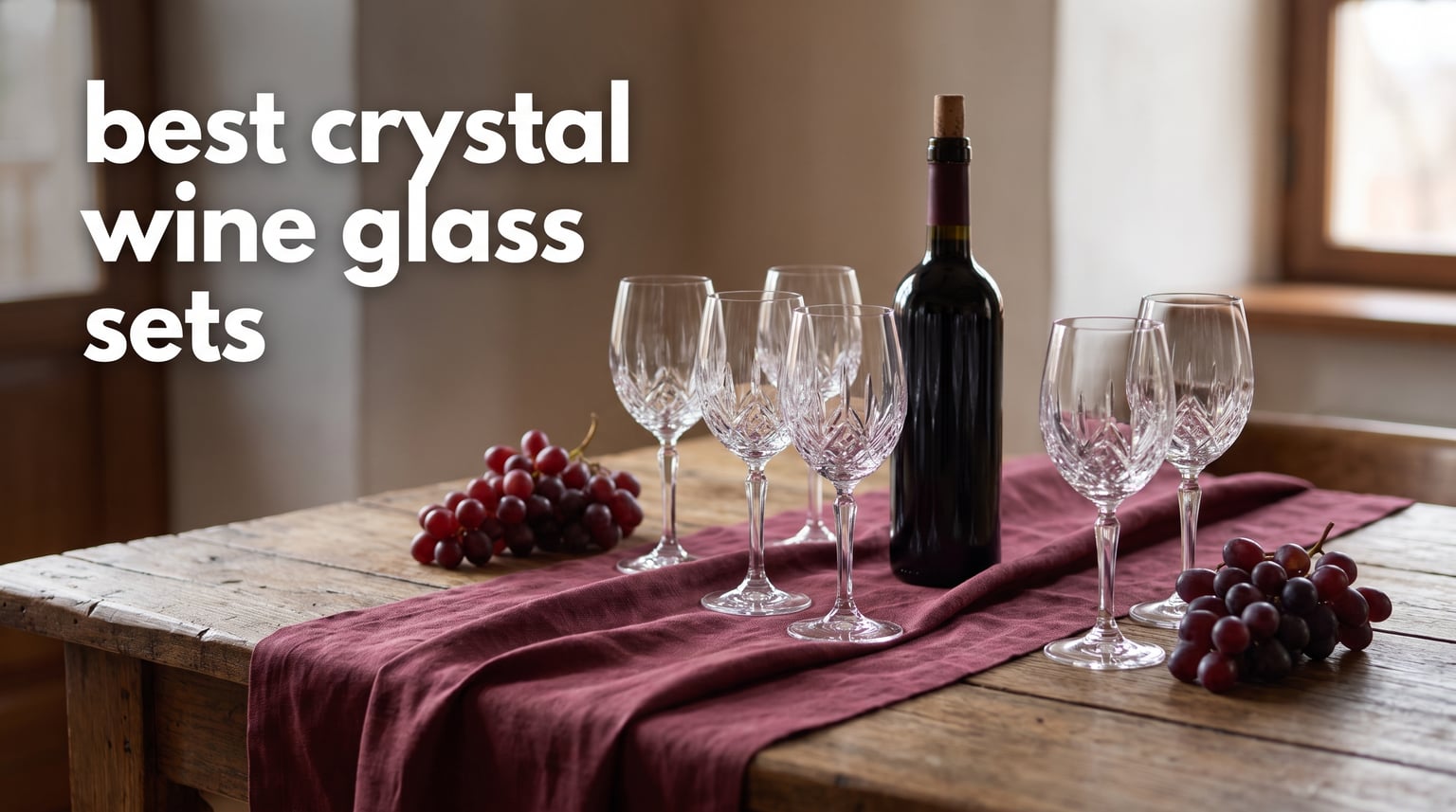 best crystal wine glass sets