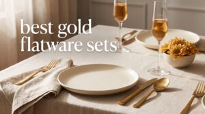best gold flatware sets