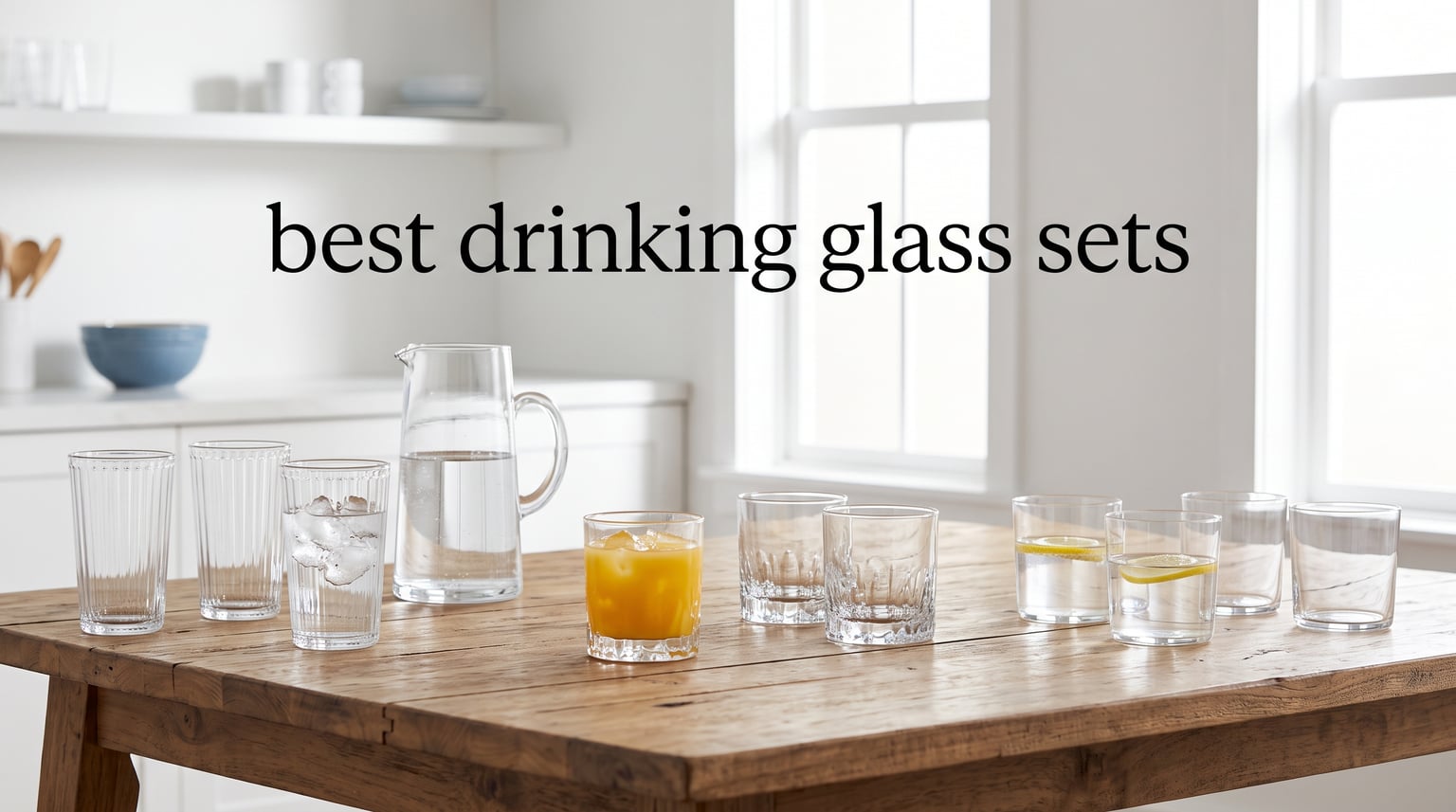best drinking glass sets