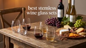 best stemless wine glass sets