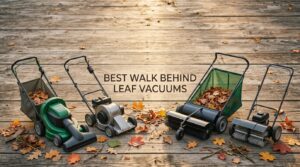 best walk behind leaf vacuums