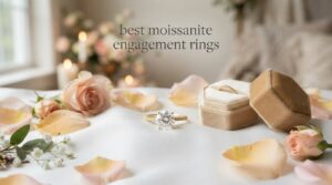 best moissanite engagement rings