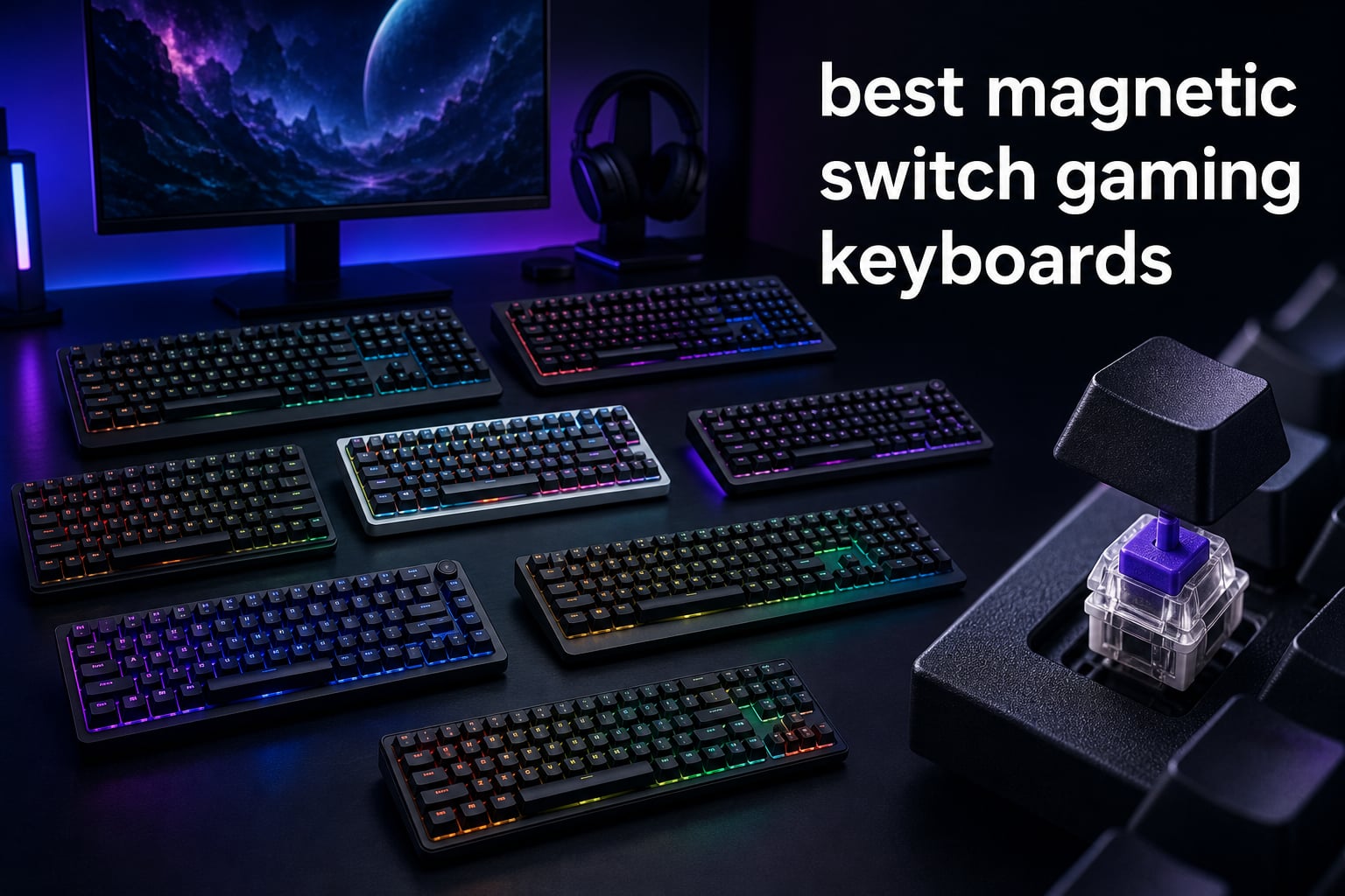 best magnetic switch gaming keyboards