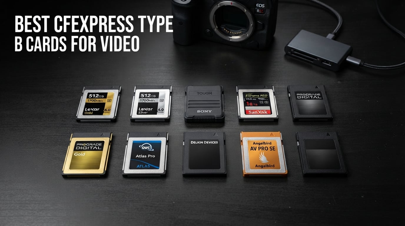 best cfexpress type b cards for video