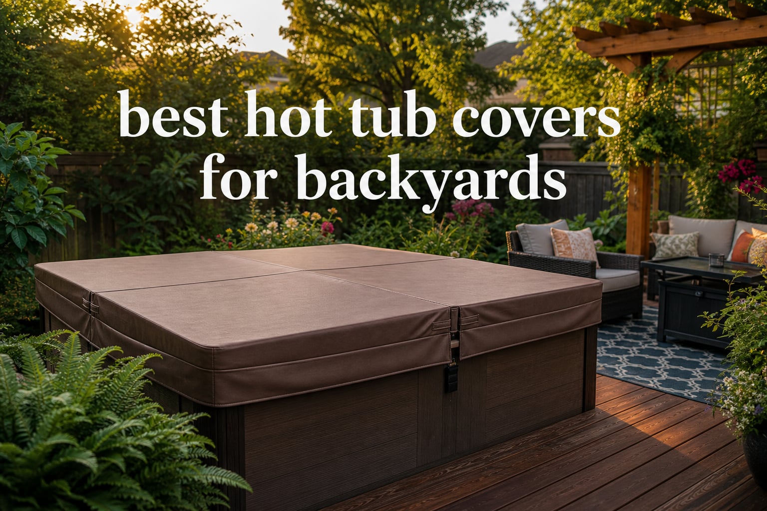 best hot tub covers for backyards
