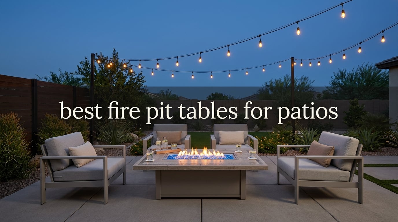 best fire pit tables for patios