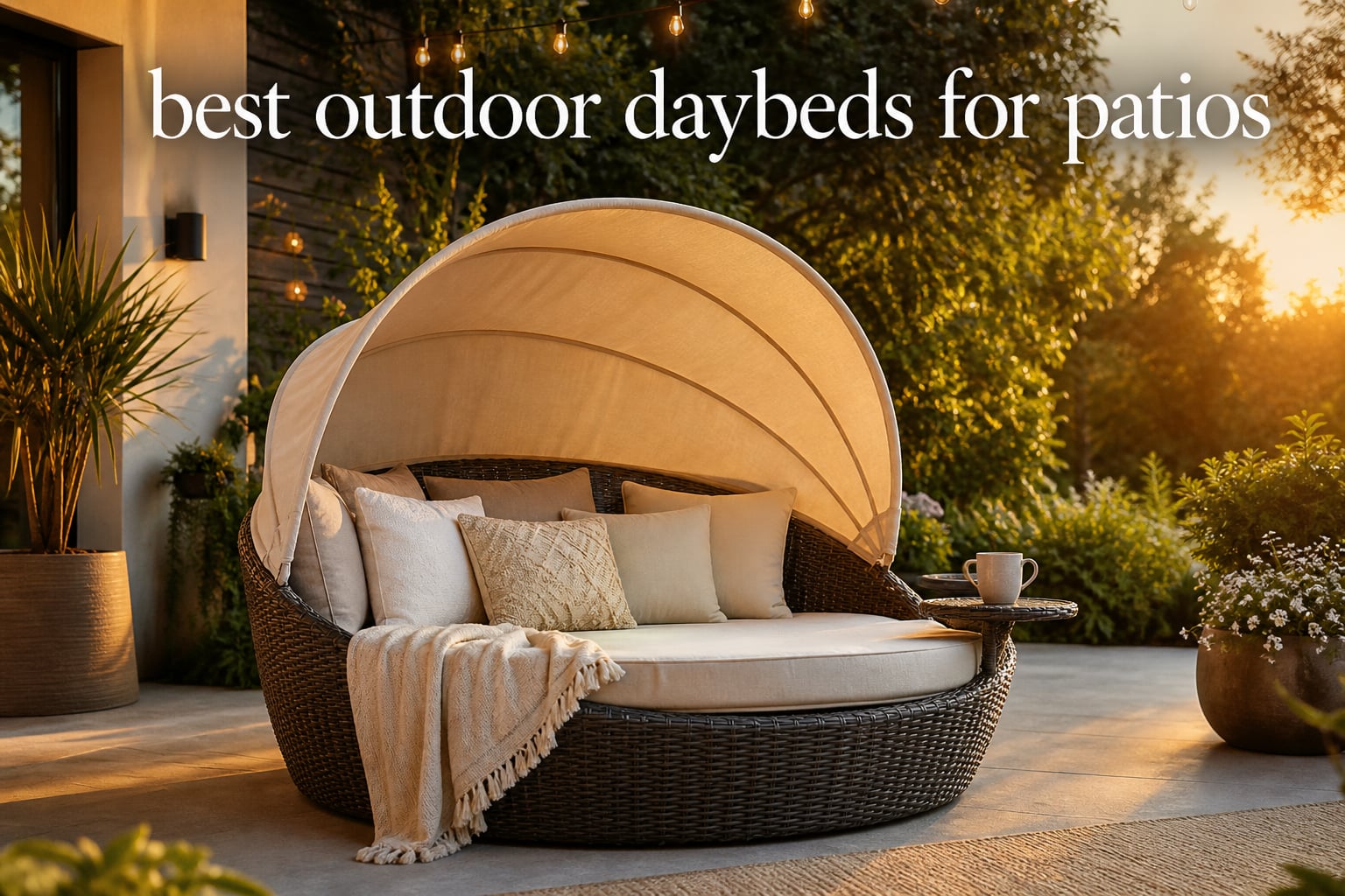 best outdoor daybeds for patios