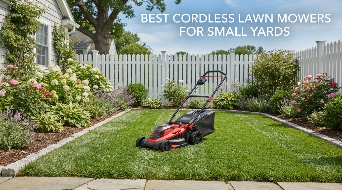 best cordless lawn mowers for small yards