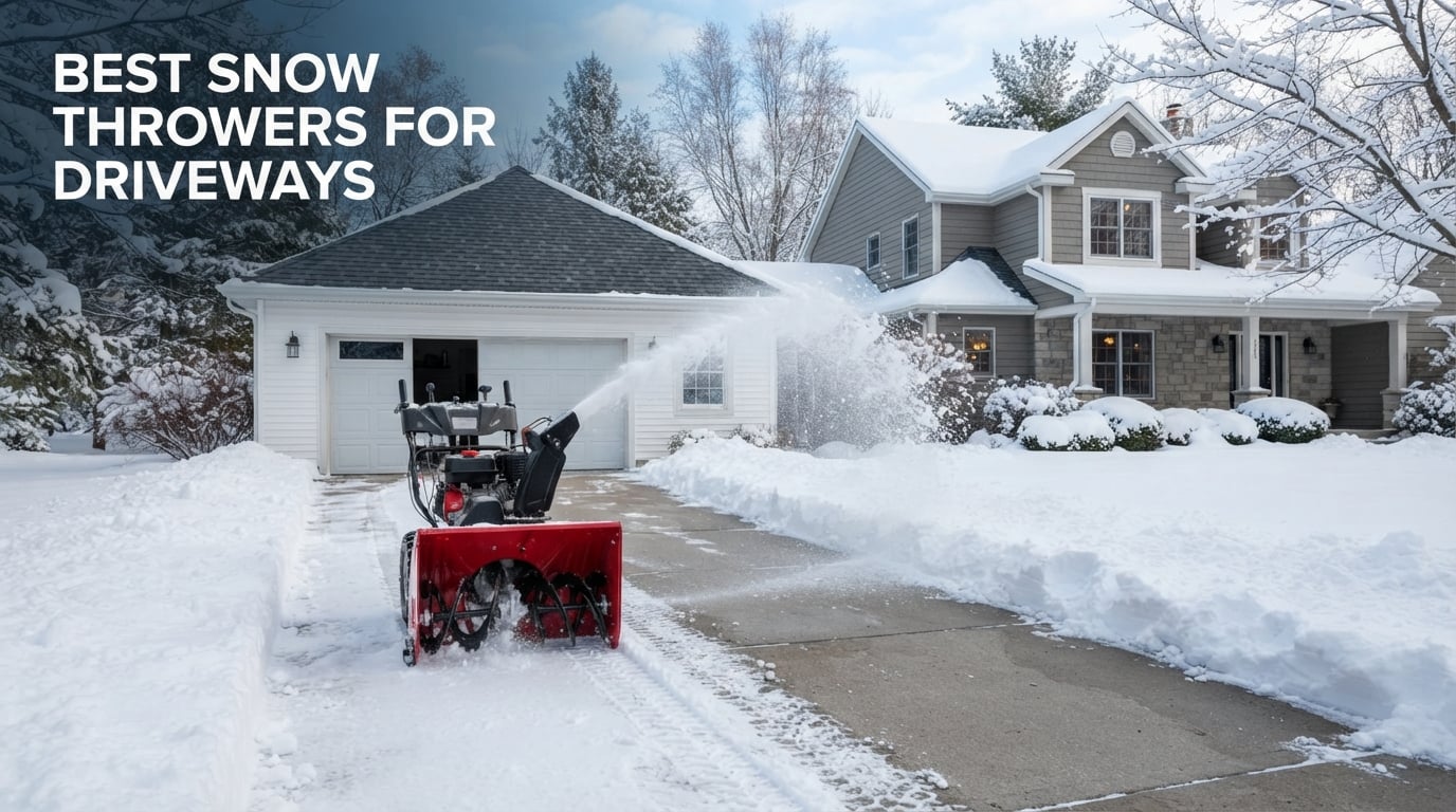 best snow throwers for driveways