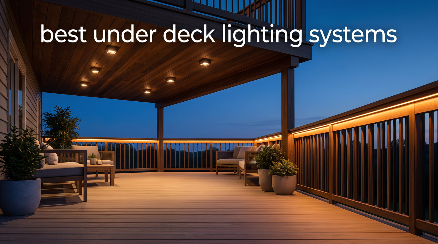 best under deck lighting systems