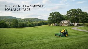best riding lawn mowers for large yards