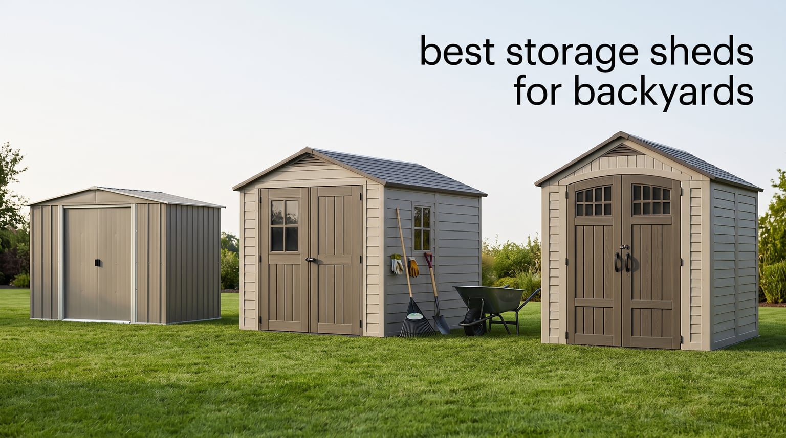 best storage sheds for backyards
