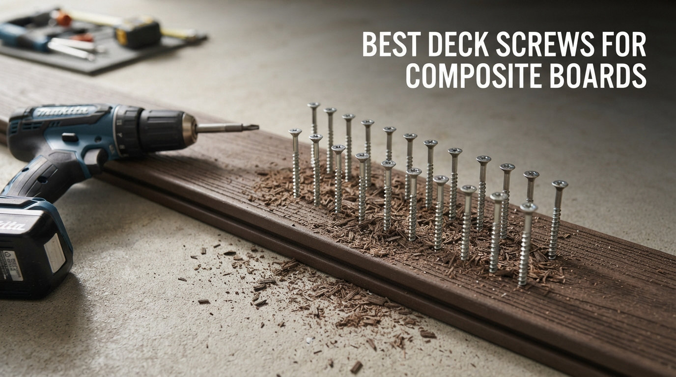 best deck screws for composite boards