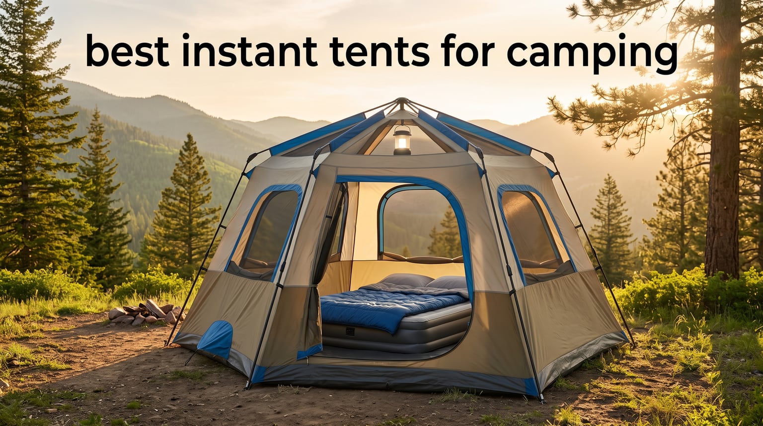 best instant tents for camping