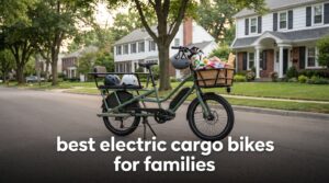 best electric cargo bikes for families
