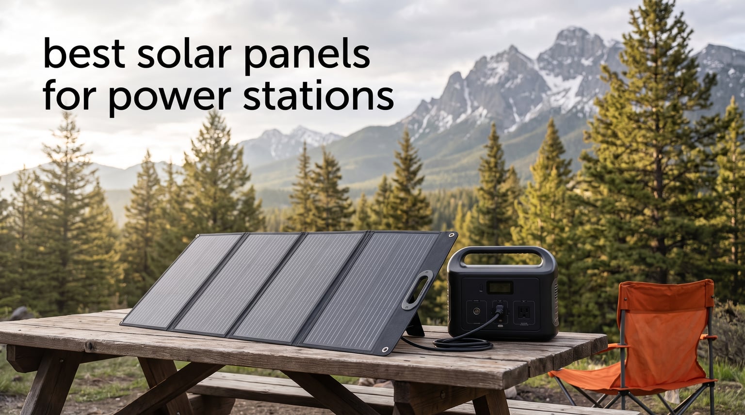 best solar panels for power stations
