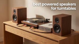 best powered speakers for turntables