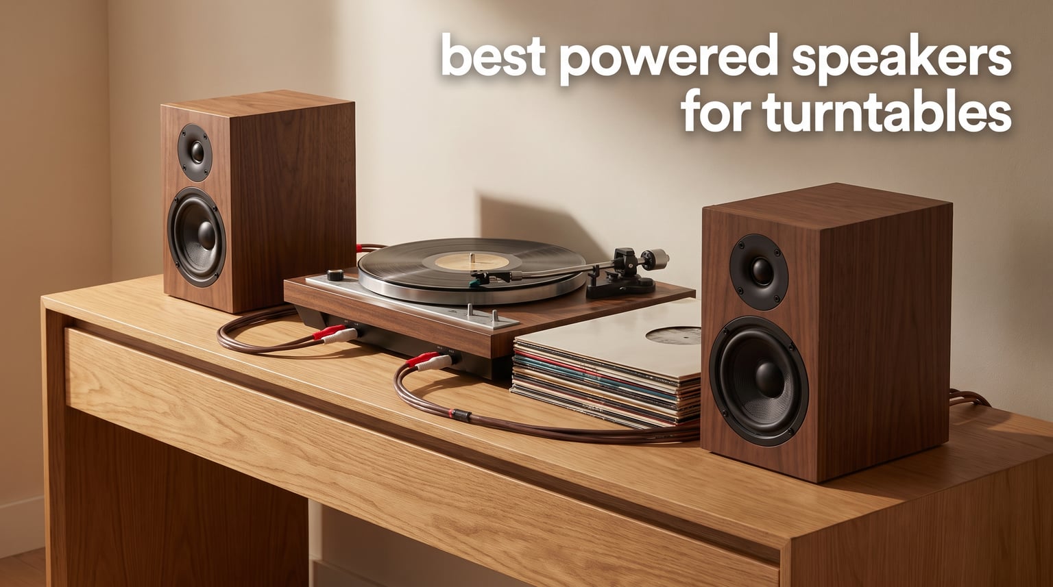best powered speakers for turntables