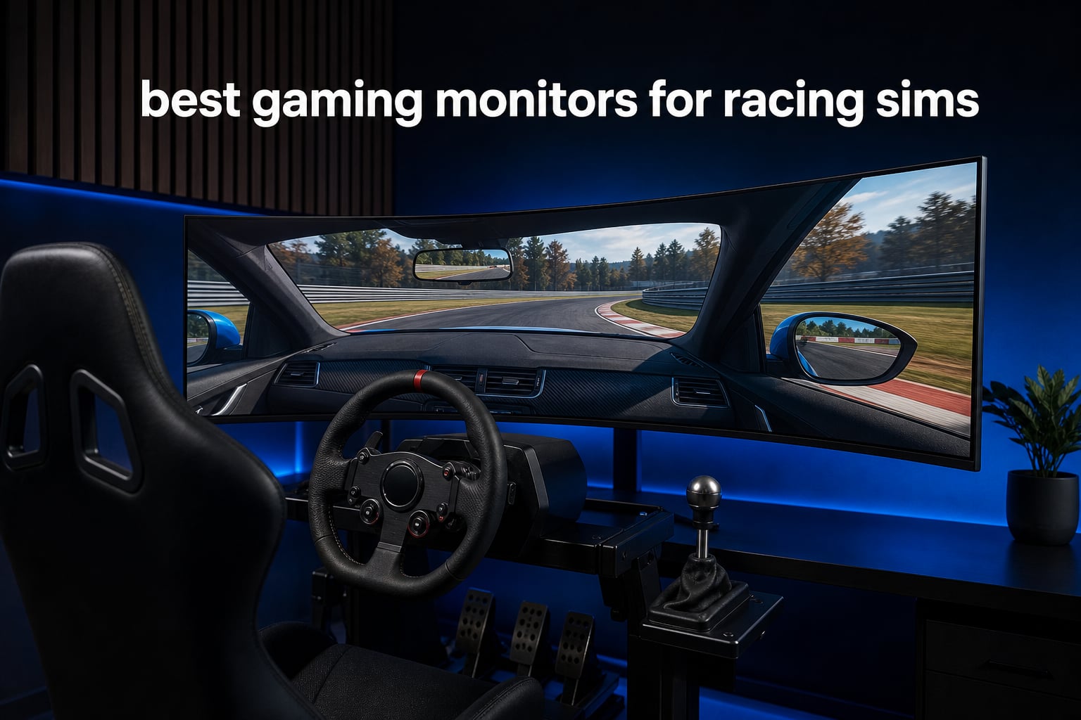 best gaming monitors for racing sims
