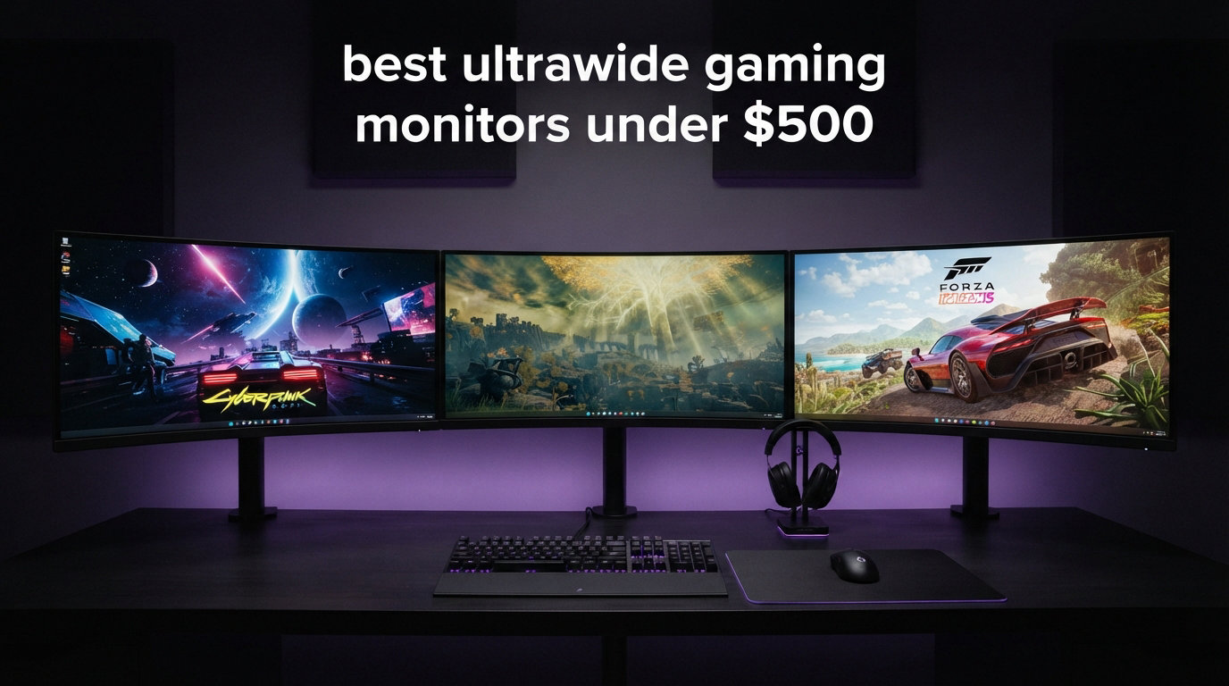best ultrawide gaming monitors under $500