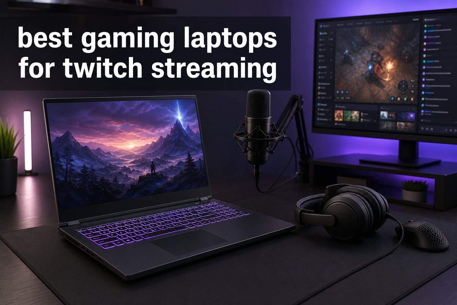 best gaming laptops for twitch streaming