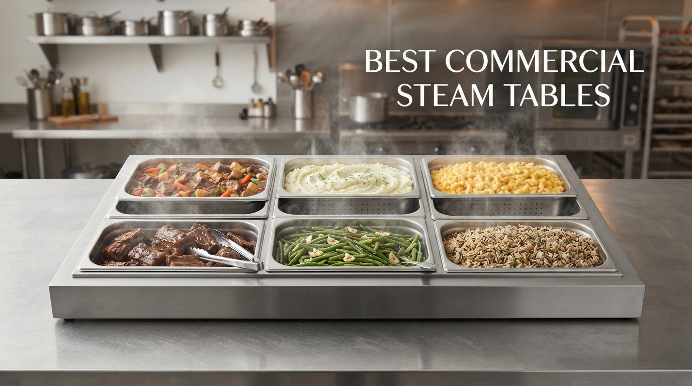 best commercial steam tables