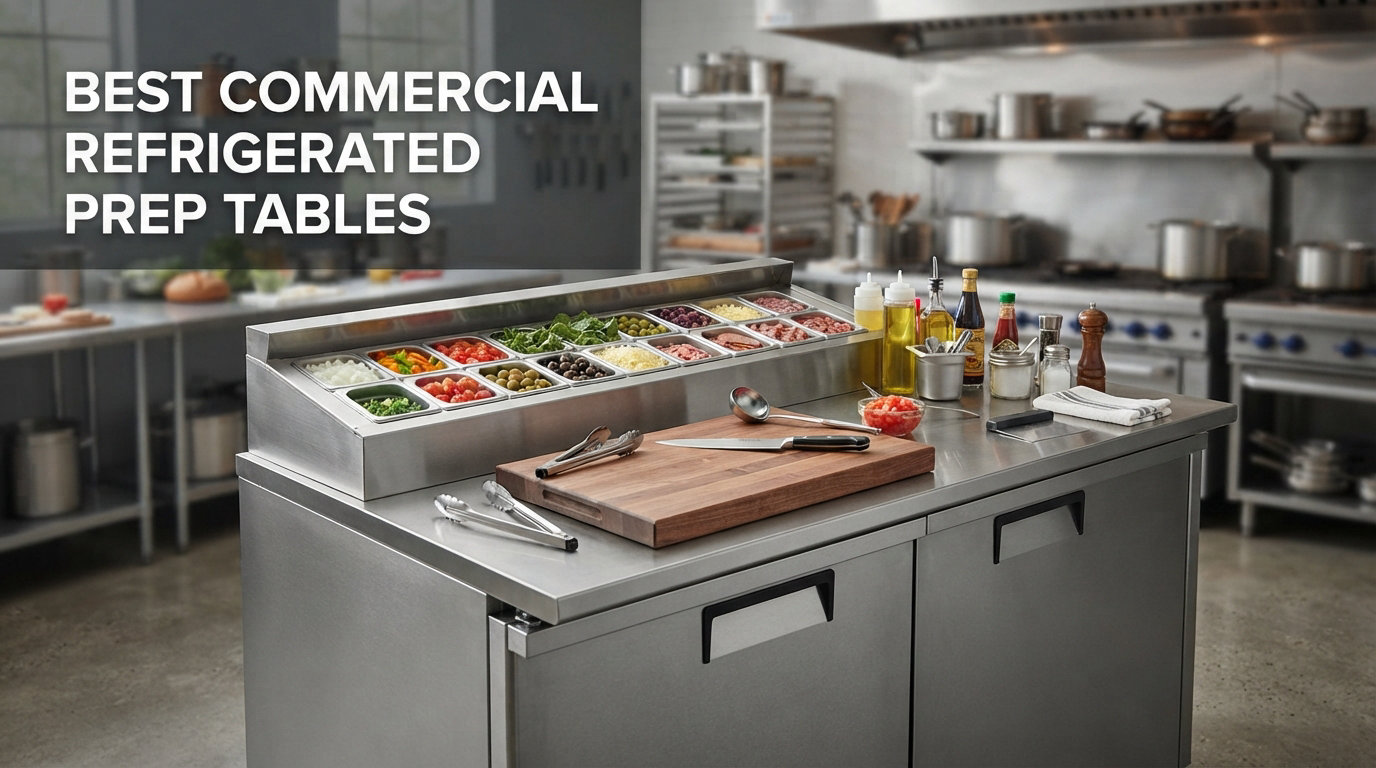best commercial refrigerated prep tables