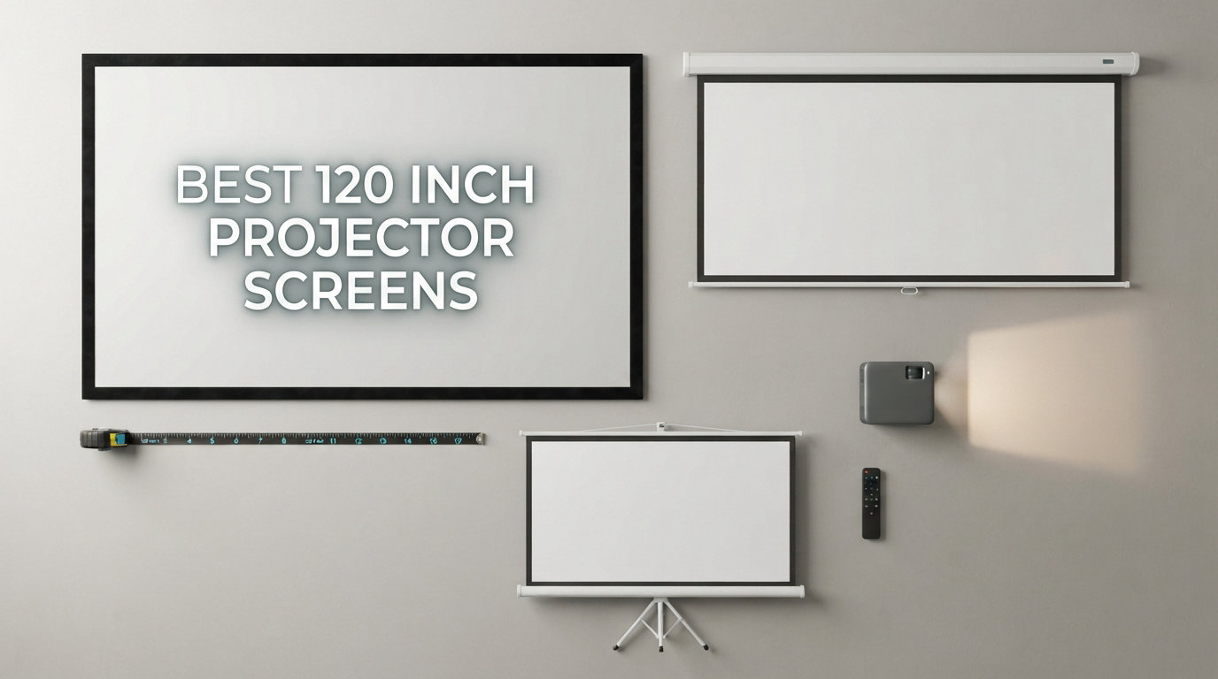 best 120 inch projector screens