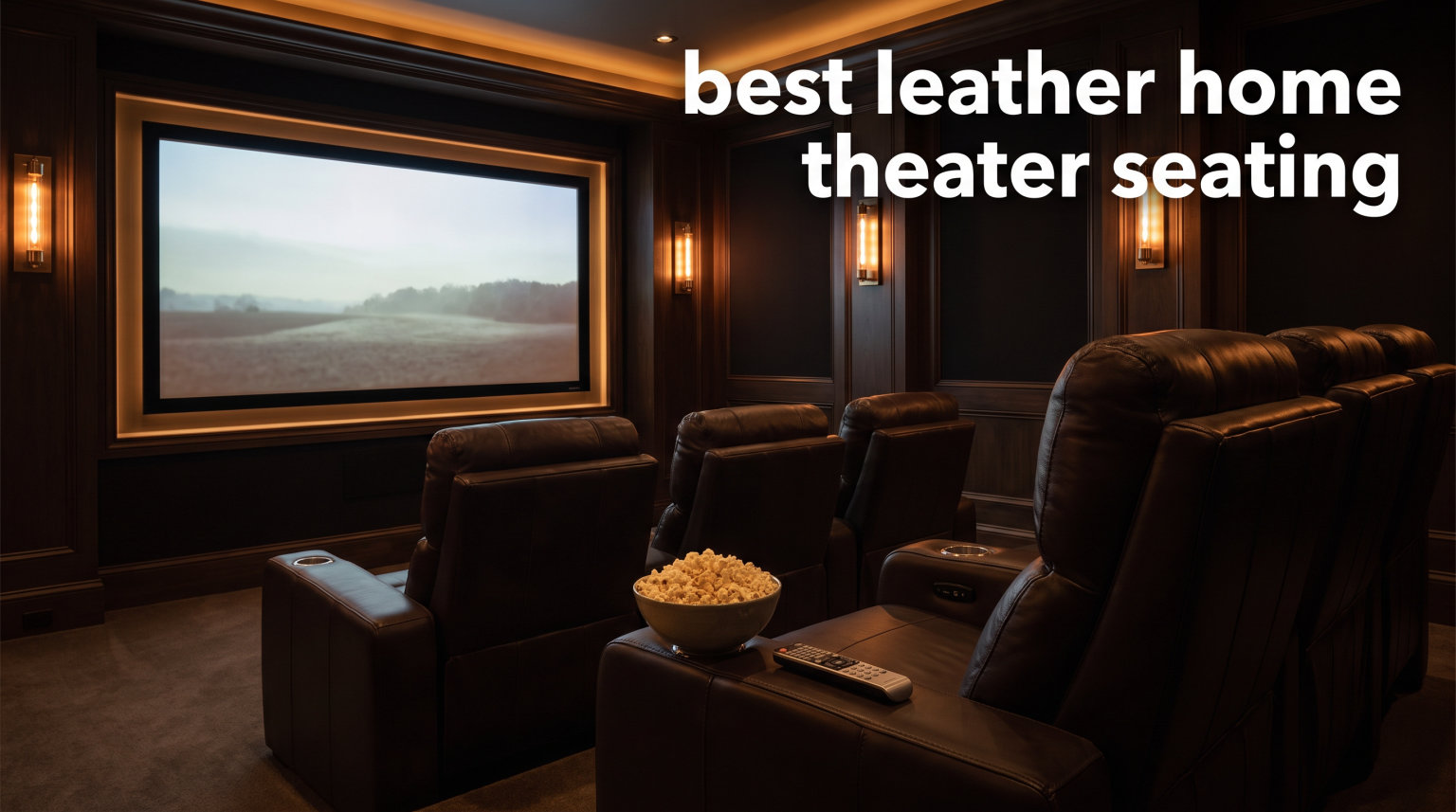 best leather home theater seating