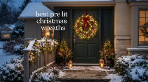 best pre lit christmas wreaths