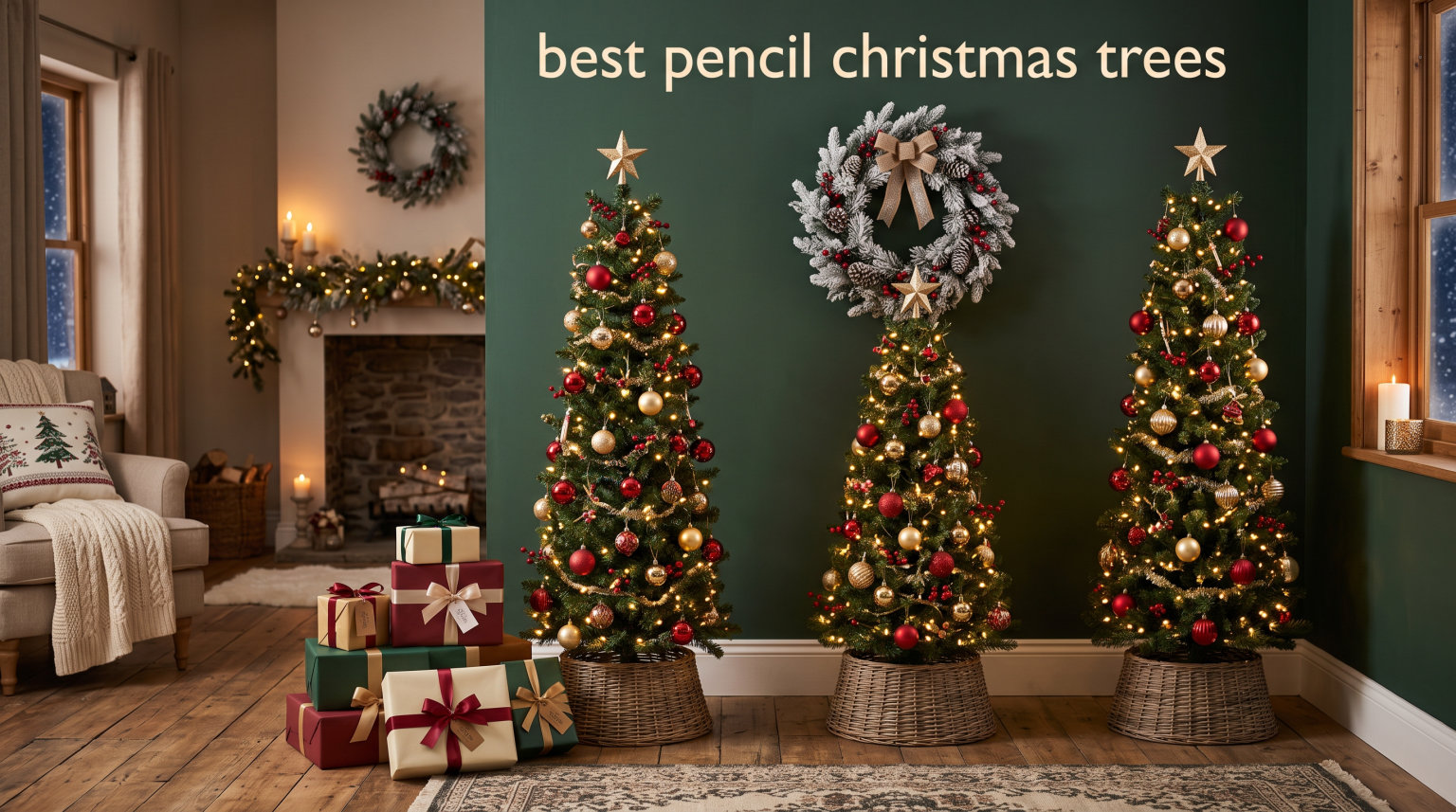 best pencil christmas trees