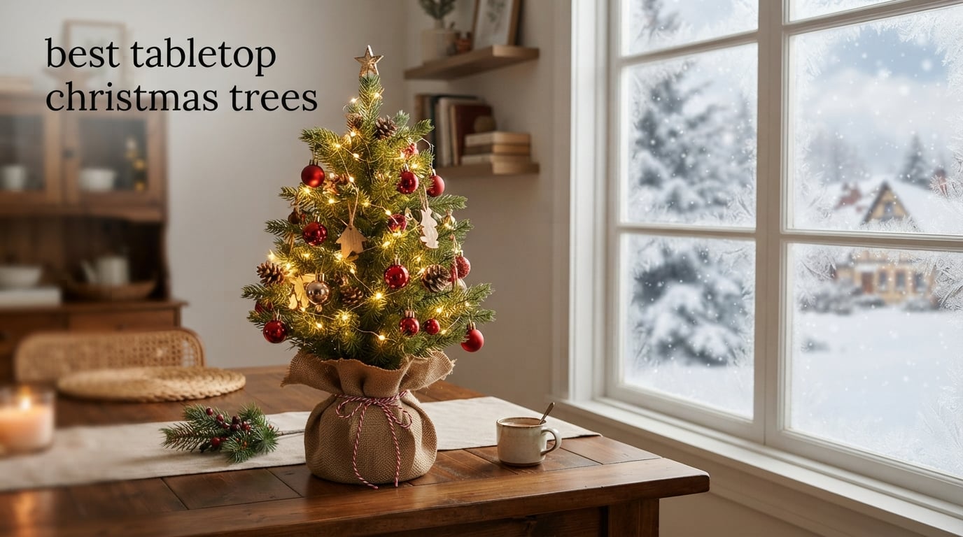 best tabletop christmas trees