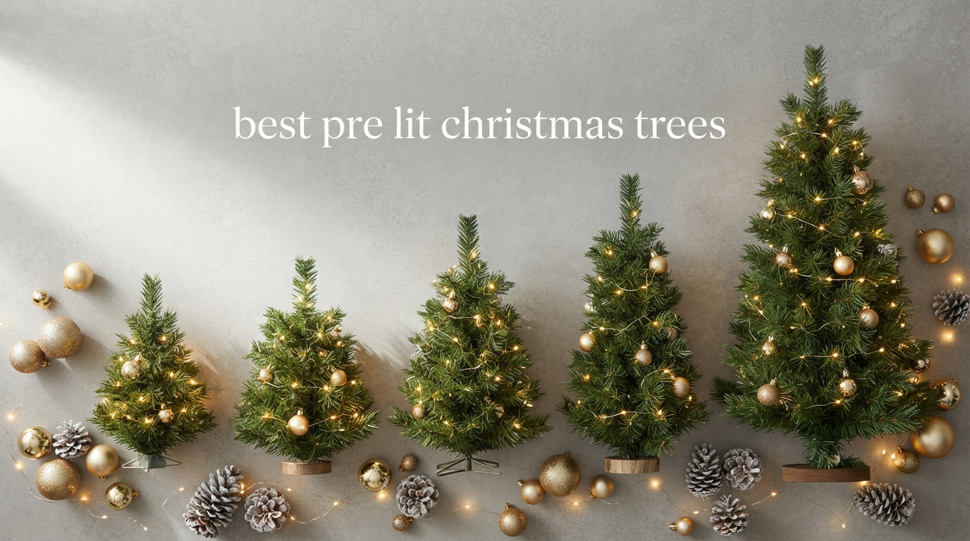 best pre lit christmas trees