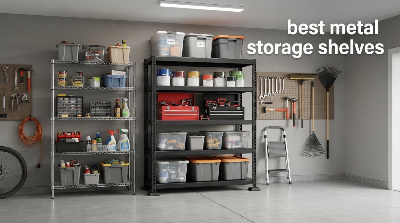 best metal storage shelves
